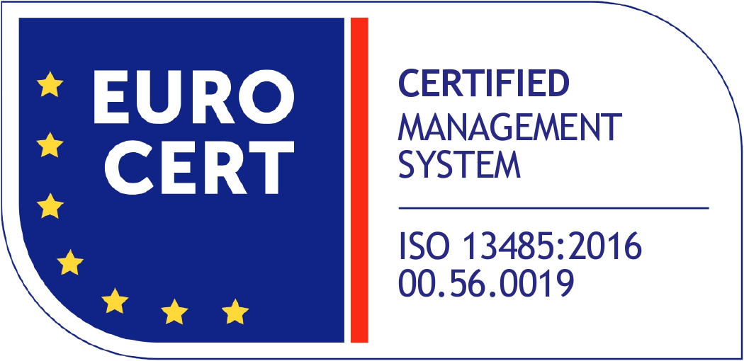 Πιστοποιητικό ISO 13485:2016, EUROCERT (PDF) (ανοίγει σε νέα καρτέλα)